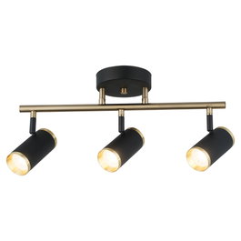 Opviq Lume - 70-13 Candelabro de Metal Negro y Laca Antigua